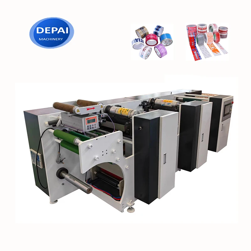 1 2 3 Colors Bopp Adhesive Tape Printer Gum Kraft Paper Tape Flexo Flexographic Printing Machine