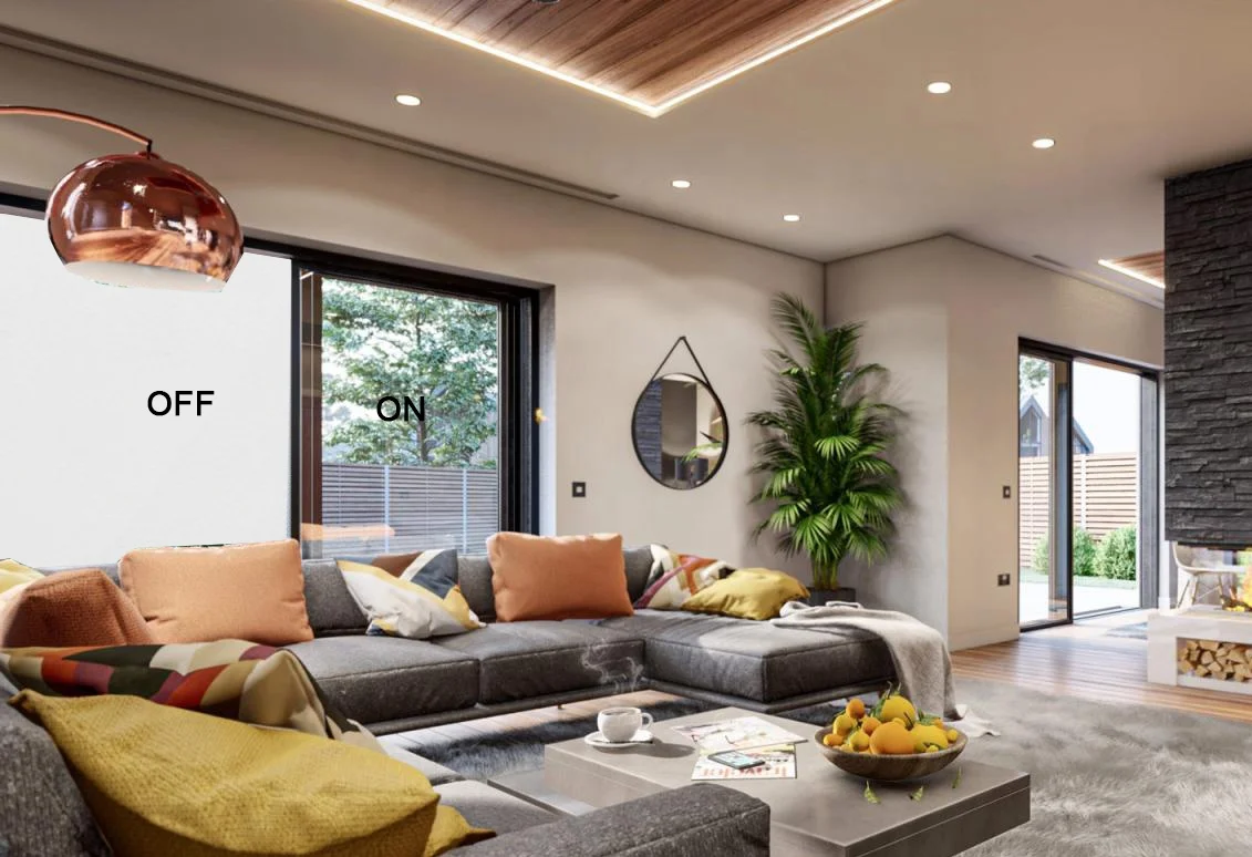 RS UMU Rushui Good Quality inteligente curtain switchable film window foil Smart Film for home