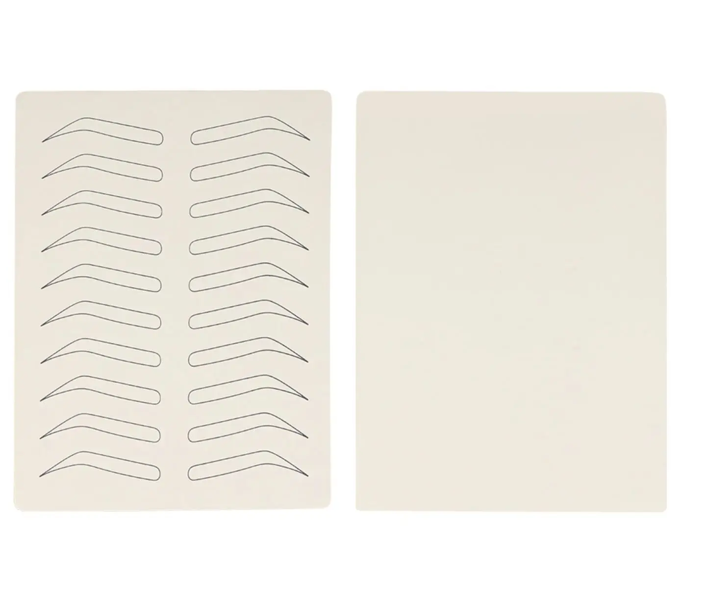 PMU BEAUTY Oem Permanent Makeup Microblading Latex Eyebrow Tattoo Practice Skin Without Ink For Training School