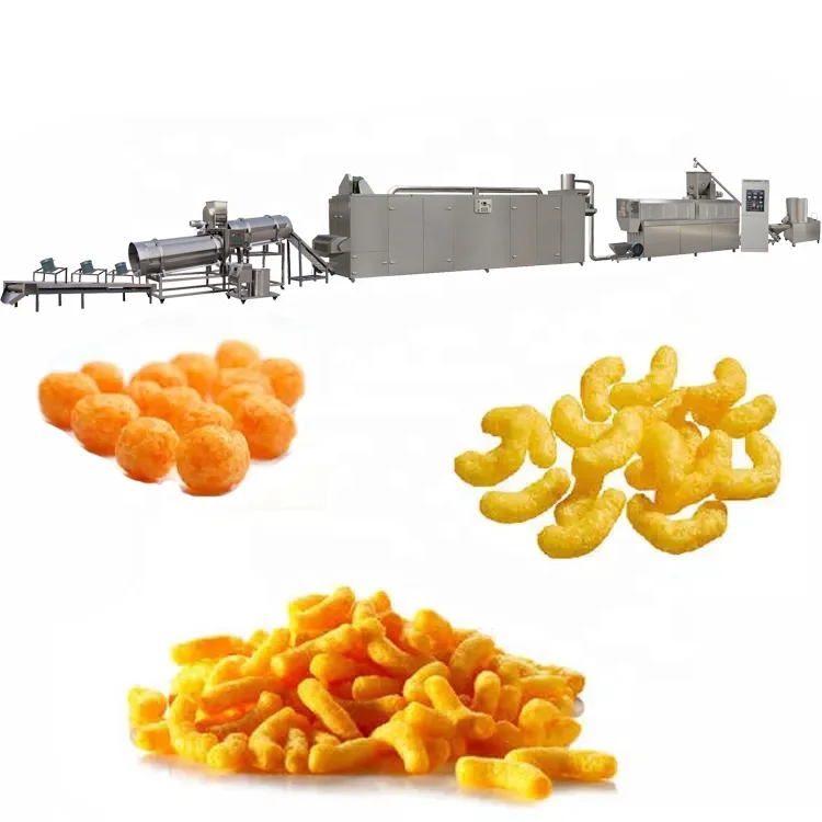 Hot sale Corn Snack Extruder puffed snacks production machine Corn puffs making machine