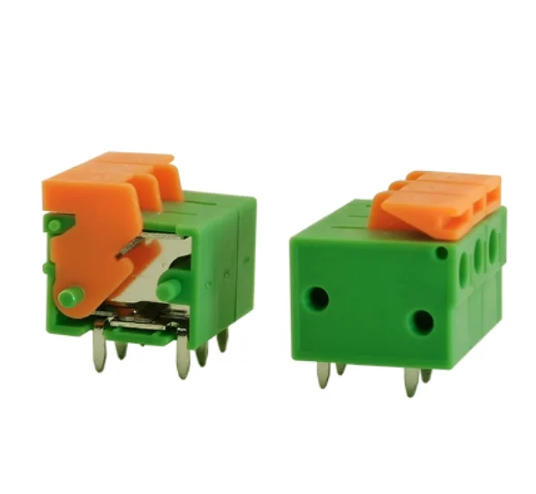 High quality KF141V spring type PCB wiring terminal 2.54MM 2/3/4/5/6/7/8P