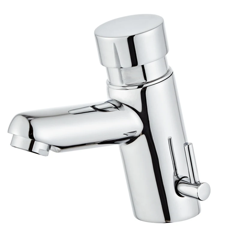 Push Button Tap Self Closing Tap New Design Bathroom Basin Time Delay Faucet