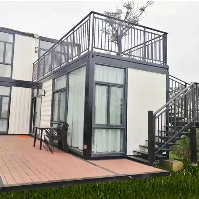 Portable Prefab luxury living prefabricated affordable container modular house metal building warehouse