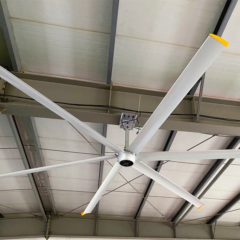 18ft ceiling mounted big hvls fan with 6 aluminum alloy blades