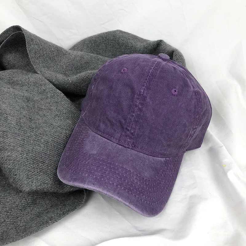 Wholesale 6 Panel Sports Caps Untructured Cotton Vintage Gorras Custom Embroidery Logo Baseball Cap Washed Distressed Dad Hats