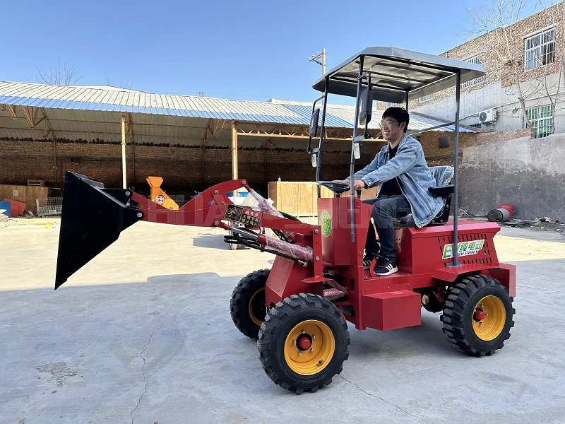 Efficient Transportation Easy To Operation Front End Loader Bulk Sand Shovel Loading Hydraulic 400kg