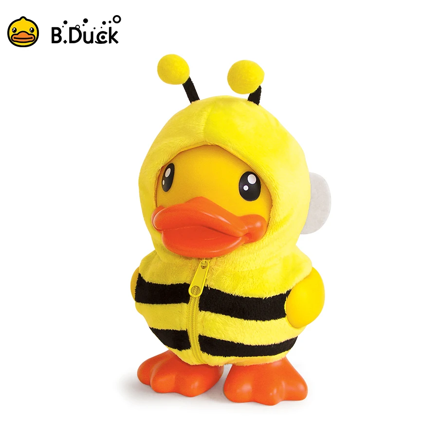 B.DUCK Eco-friendly Bee Cute Decorative Piggy Bank for Kid Non-phthalate PVC Coin Counting Money Bank Duck Shaped