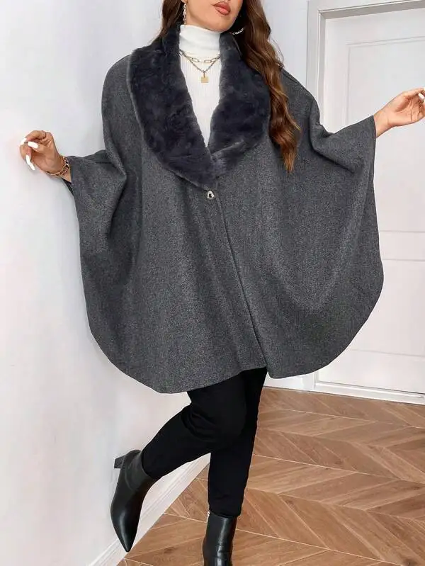 2024 Wholesale Ladies Spring Autumn Wool Long Coats Trench Outwear Fashion Button Lapel Jackets for Women Coats