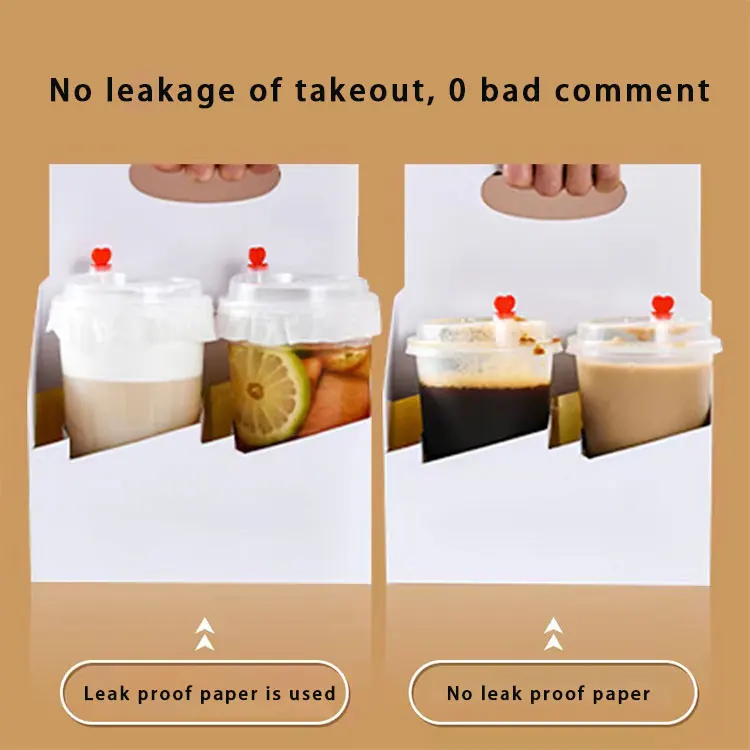 Compostable Ice Cream Packaging Container Paper Cups Kraft White Paper Soup Bowl With PP Paper Lid