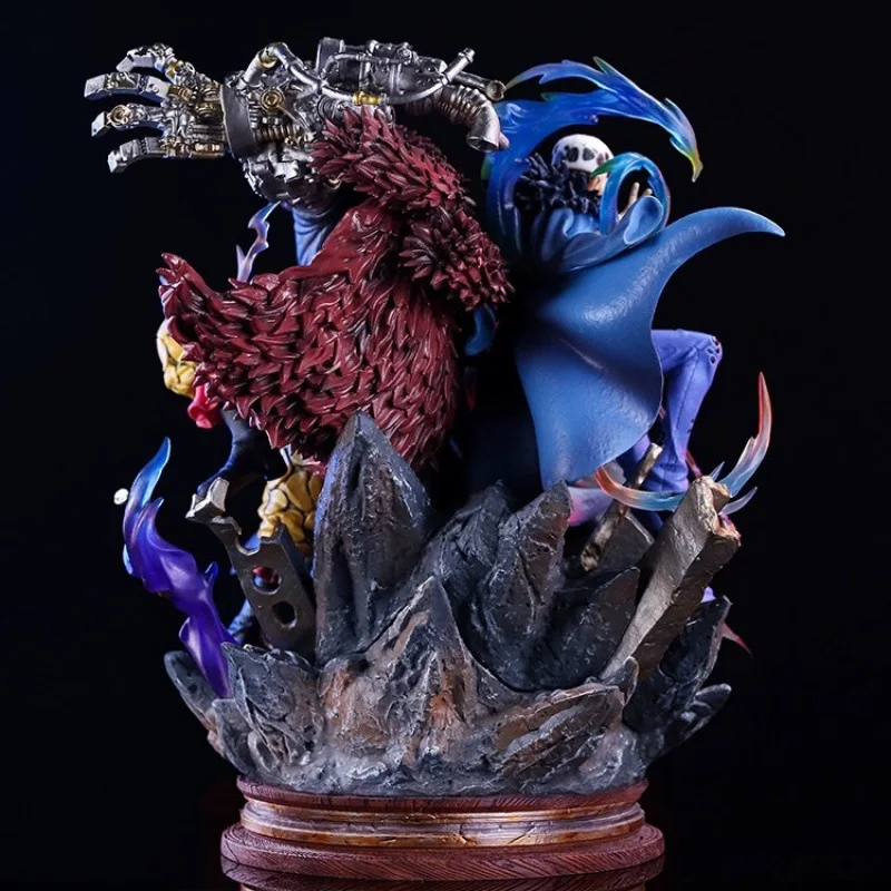 2023 New arrive 20cm anime figure one pieces Three captains action figure GK luffy Kid Law action figures