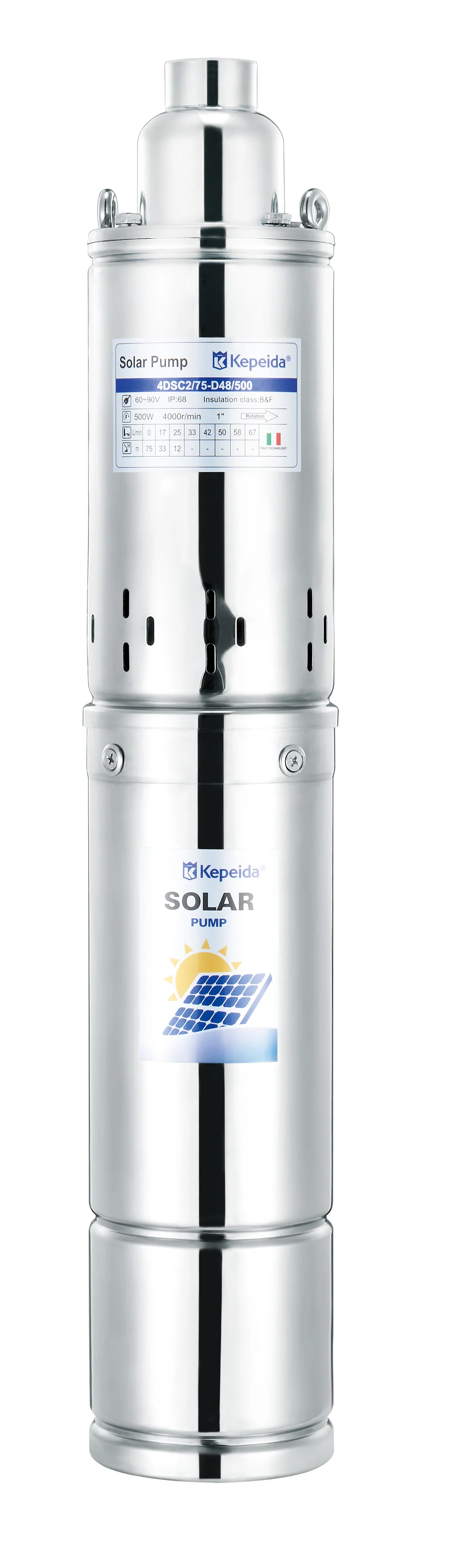 4 110v 750 W 1 Hp Water Pump Dc Borehole Water Pump Application Of Solar Submersible Deep Well In Agricultural Irrigation