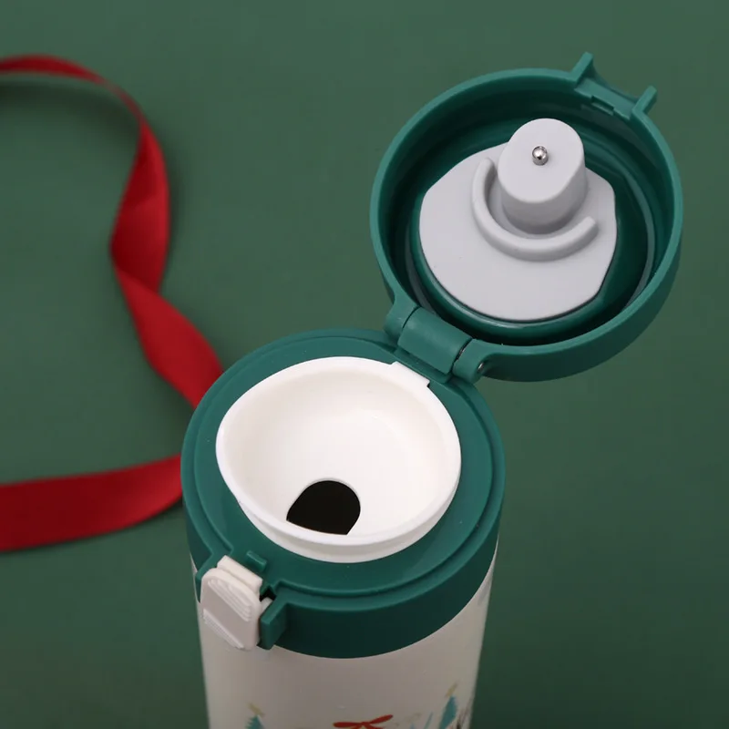 New design vacuum thermos flask water bottle Stainless steel Thermoses Christmas gift couple gift cup