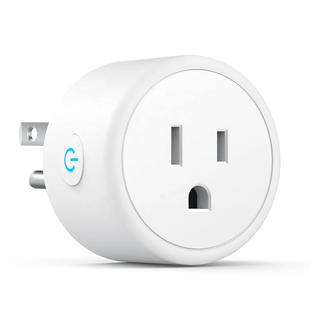 
Tuya 10A Smart wifi plug socket US Mini Socket Wireless Electric Power with Google Home Alexa Amazon 