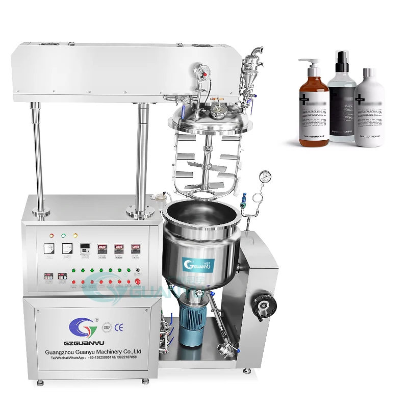 Soft Paraffin Mineral Jelly White Petrolatum making machine vacuum homogenizer reactor Petroleum Jelly emulsifying mixing tank