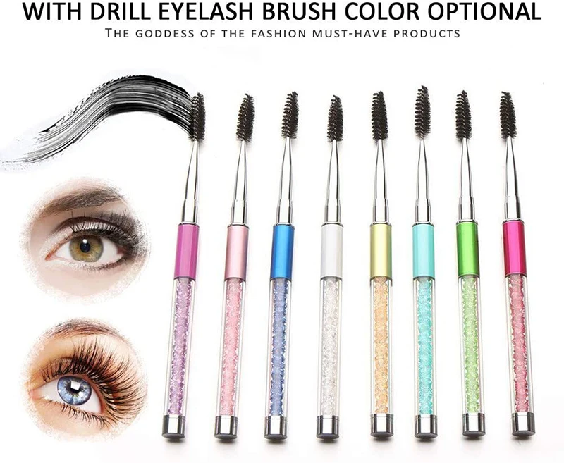 Reusable Travel Eyebrow Mascara Wands Brush Applicator Eyelash Brush For Eye Extention And Lifting