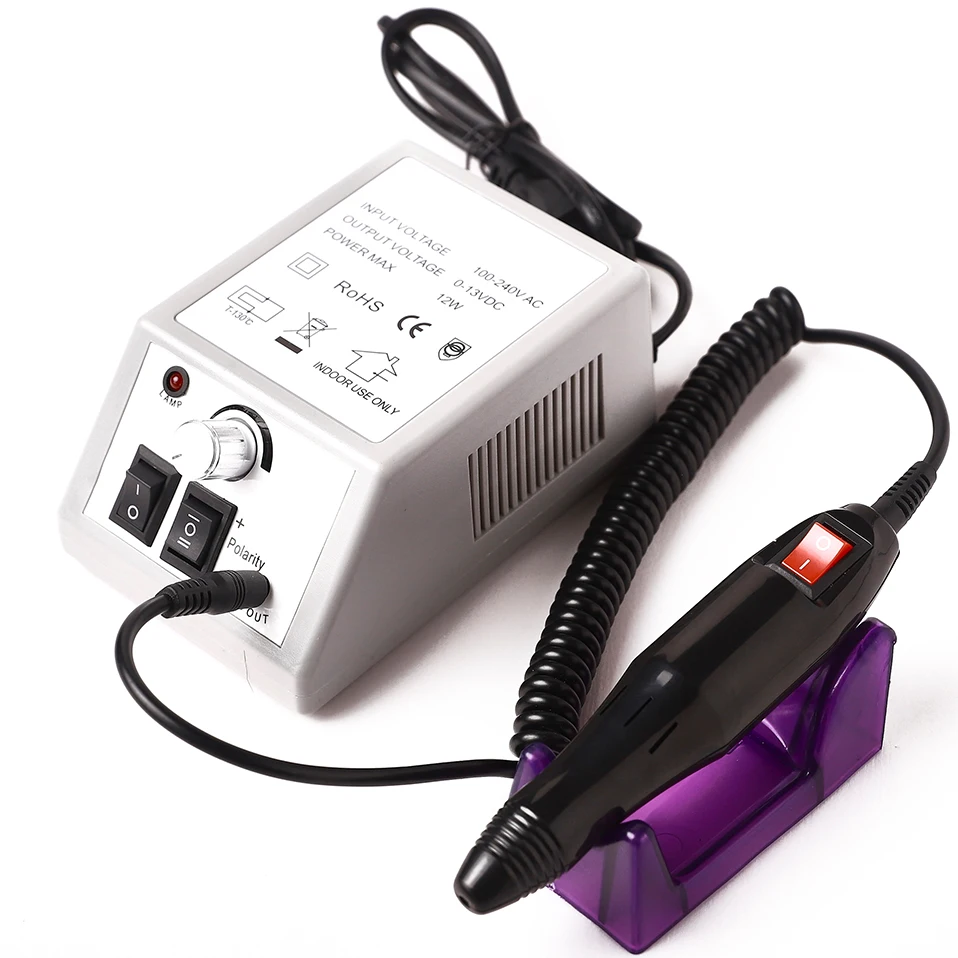 20000RPM Electric Nail Drill Machine Gel Nail Art Polisher Milling Cutter For Manicure Pedicure Electric Nail File Set Tools Kit