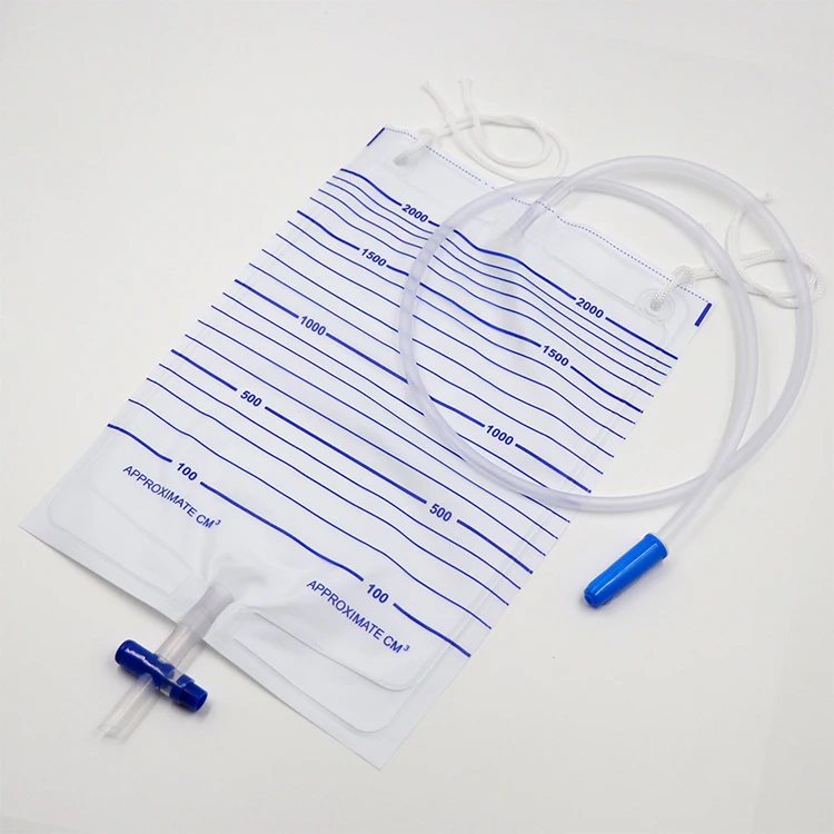 Manufacturer economic simple Urine collection Bag urine drainage Catheter Bag 2000ml
