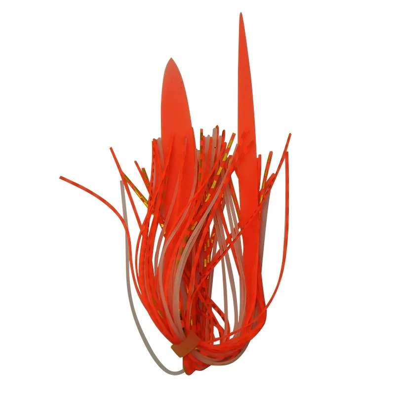 WCH-03 wholesale prices fishing tackle lure accessories 120mm 9 colors cheap rubber squid skirt soft silicone skirts