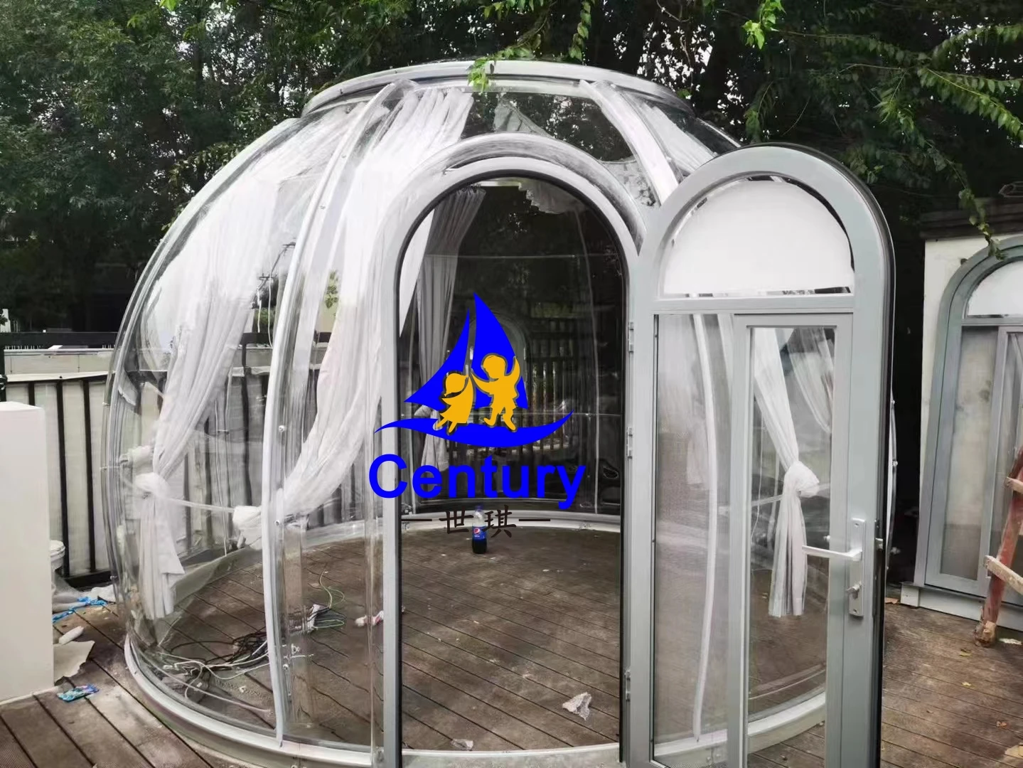 Polycarbonate Sheet Clear Sky Dome Polycarbonate For Resorts Camping Geodesic Dome