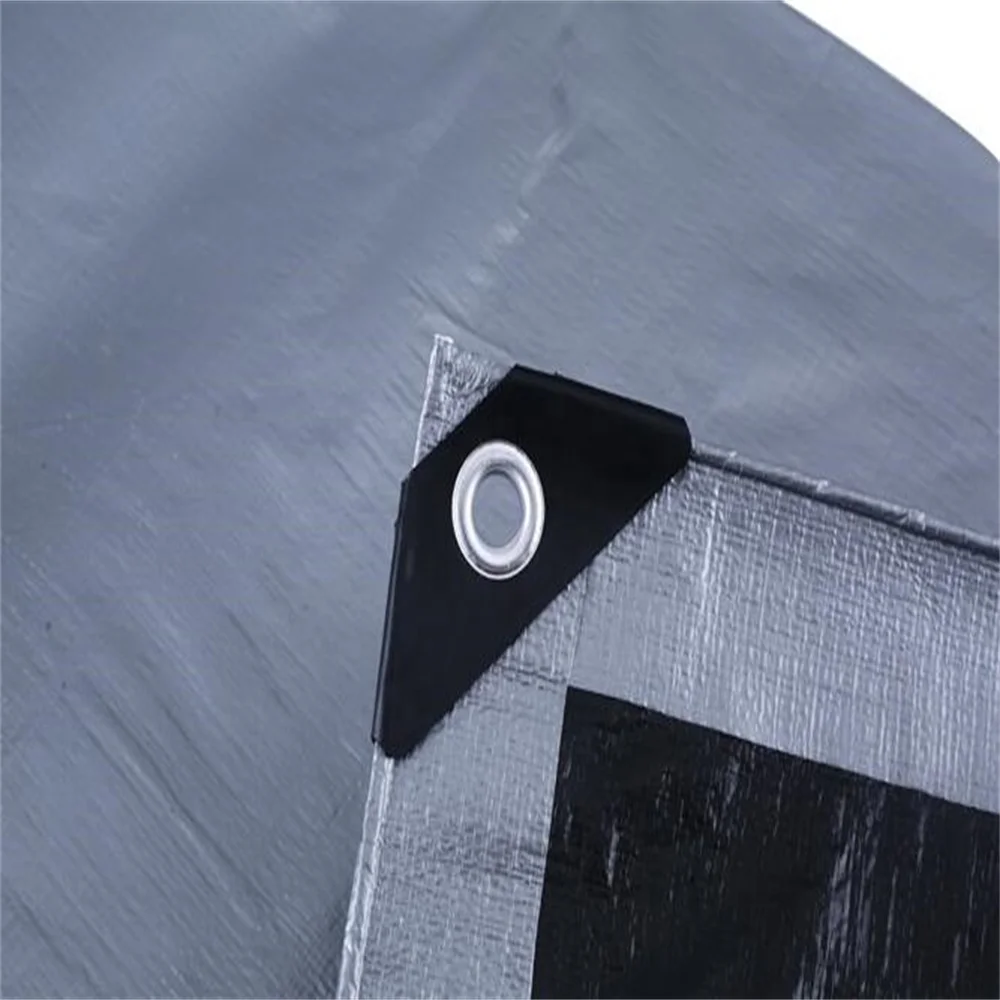 Pe Tarpaulin Sliver/Black Polyethylene Plastic Cover Tarps Heavy Duty Waterproof PE Tarpaulin 4x8 polyethylene tarpaulin