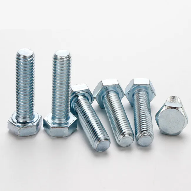 DIN ANSI hex bolts and nuts wholesale zinc plated