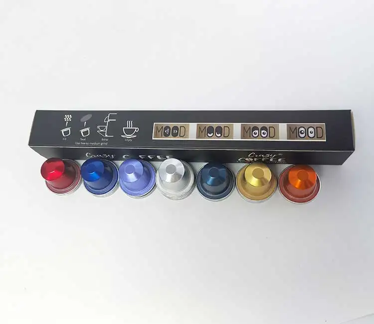  OEM 37 мм Nespresso алюминиевая фольга пустая кофейная капсула с