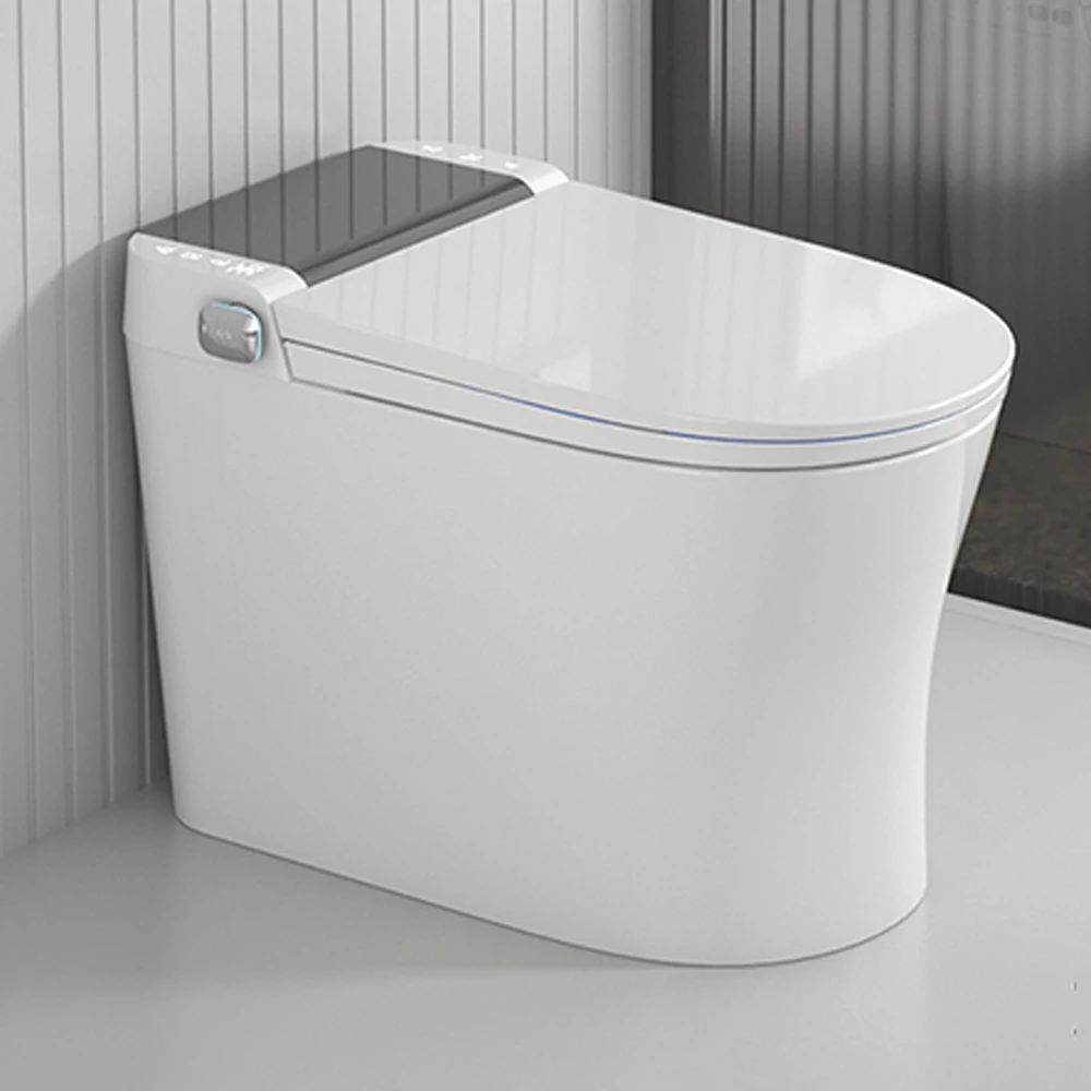 Modern electric toilet floor mounted water spray smart toilet bidet luxury bathroom intelligent toilets for hotel