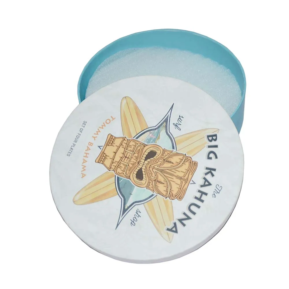 China Manufacturer Recycled Chocolate Paper Packaging Sweet Cookie Rose Round Flat Box