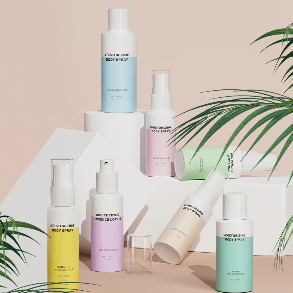 Cosmetic Packaging Mist Small Spray Portable Hair Mist Spray Bottle Plastic Cosmetic Sprayer Bottle 60ml