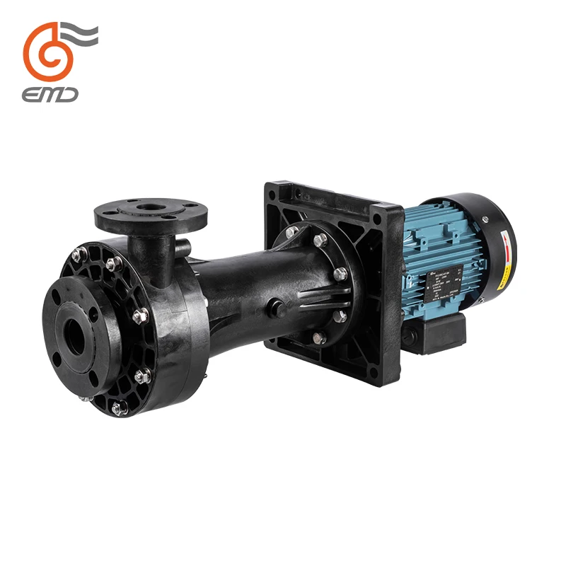 YTD series 1.5kw chemical pump corrosion resistant circulating centrifugal spray vertical pump out tank for waste gas scrubber