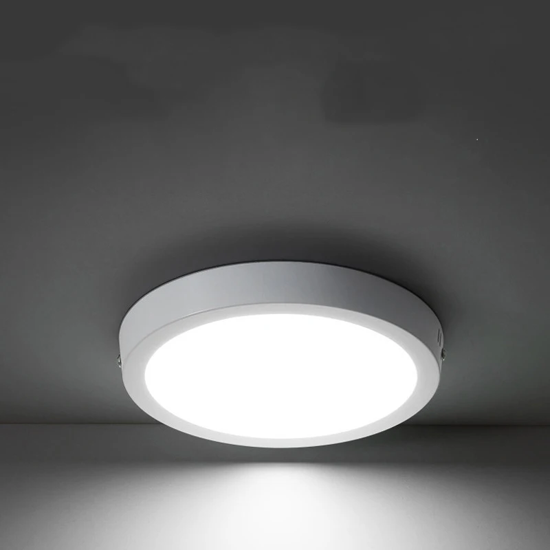 Modern Surface Mounted Bedroom Living Room Home Lighting Round Black Ceiling Light Led Ceiling Lamp Aluminum Led Panel 1800 0.5
