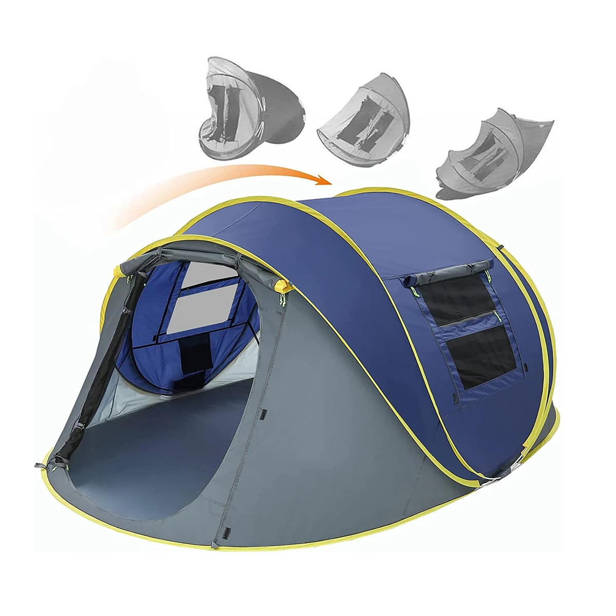 Семейные палатки для кемпинга на 3-4 человека, легко всплывается за 2 секунды, распродажа