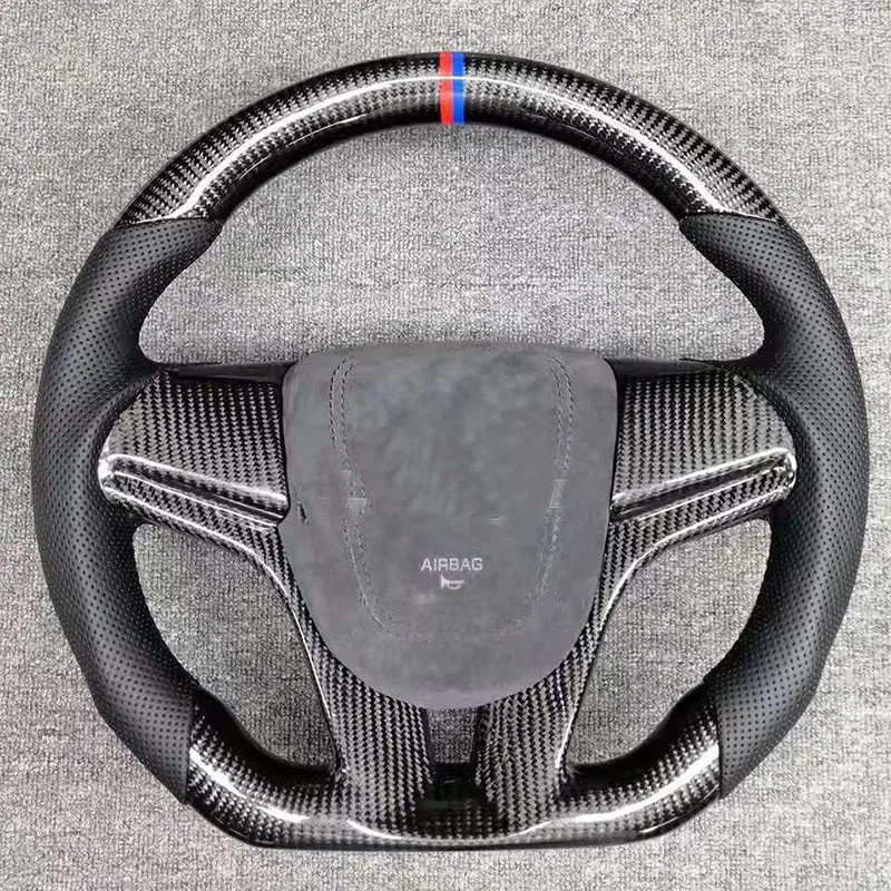 Dropshipping service Carbon Fiber Steering Wheel Alcantara Leather For Chevrolet Cruze Hatchback Sedan Malibu 09-13