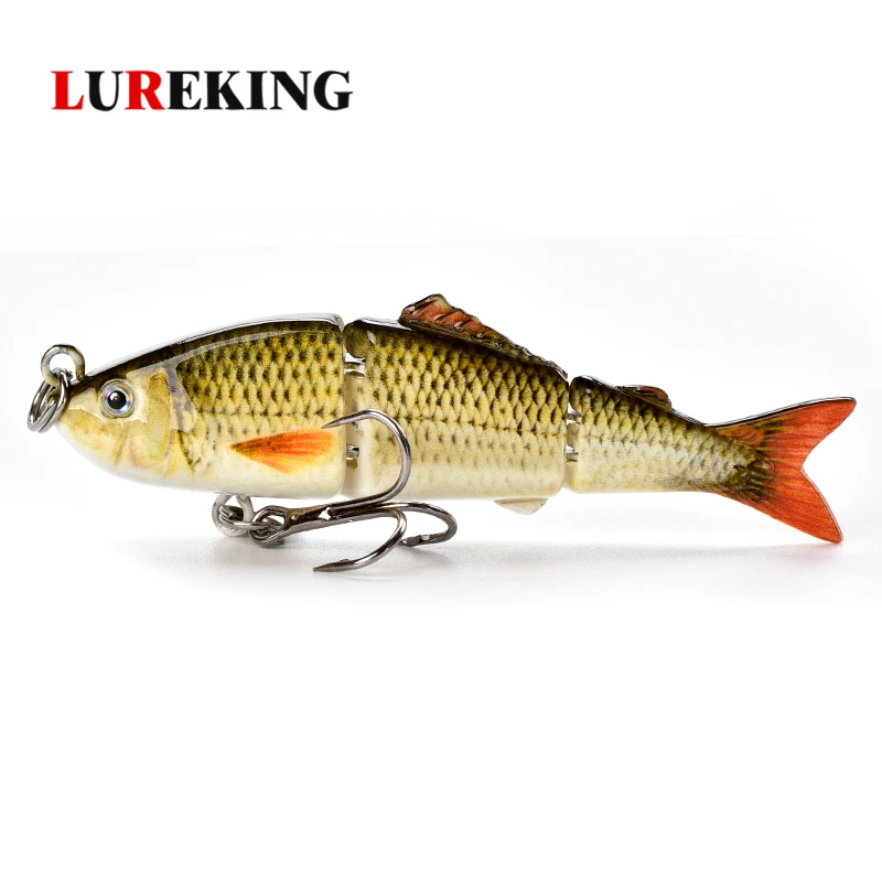 Lureking Wholesale Good Quality Hard Plastic Fishing Lure Z03A 4.5g 65mm Small 3section Wired Connection Jointed Swim Bait