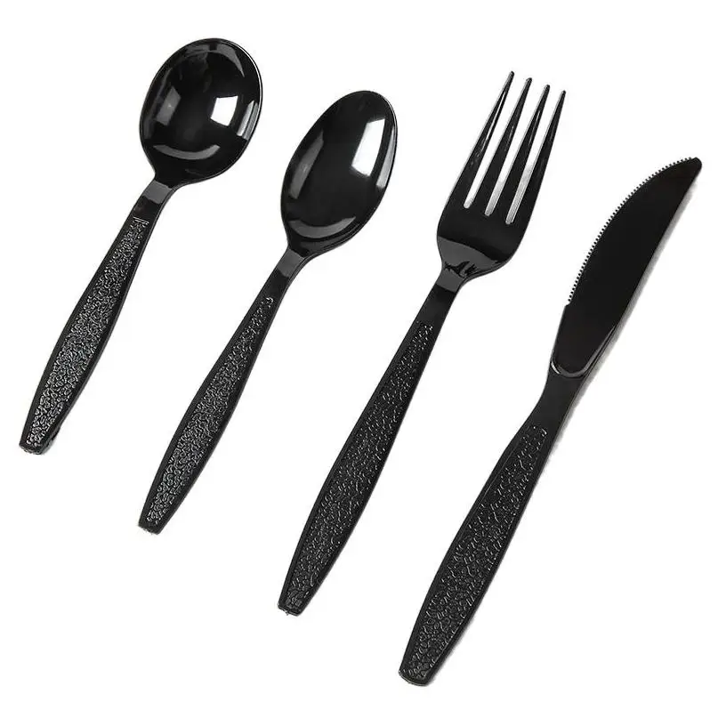 Flatware Sets Tableware Oem/Odm Spoon Knife Fork Cutlery Set  Handle Bulk Rose Gold Luxury Fancy  Cutlery