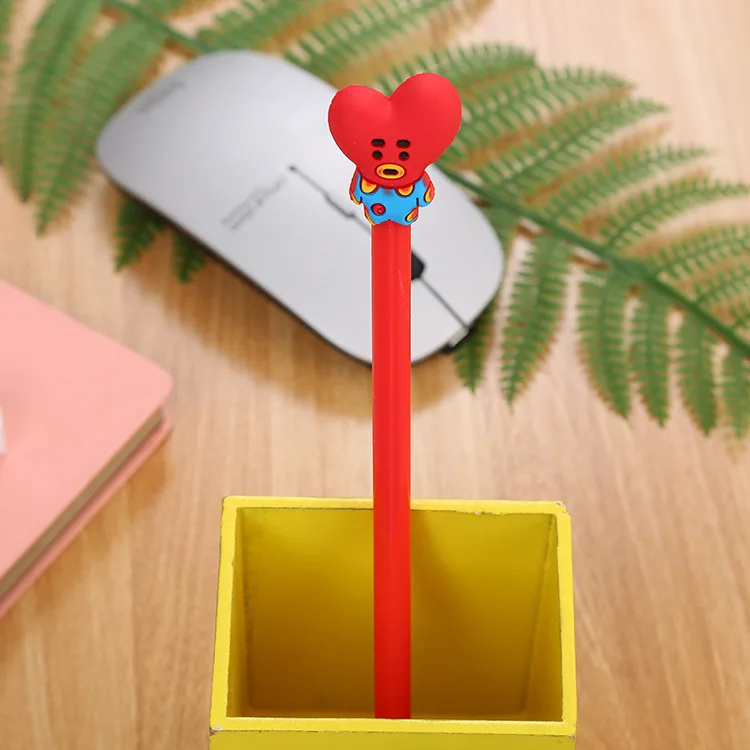 Promotional USA New fashion advertisement stationery, OEM customised Creative Cartoon design plastic ink gel drawing pens