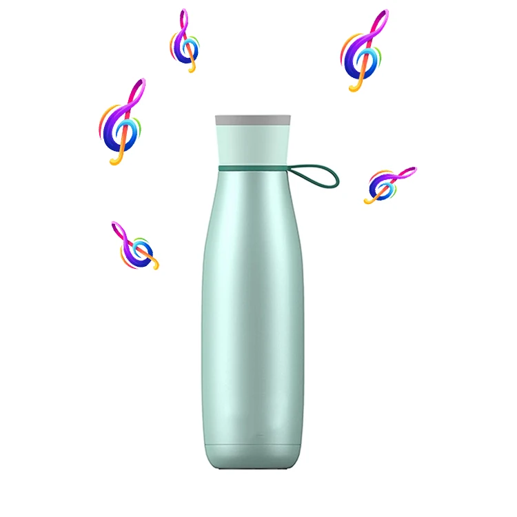 Smart Singing Module Stainless Steel Aluminum Light Sensor Trophy Tumbler Coffee Mugs Bottle Musical Cup