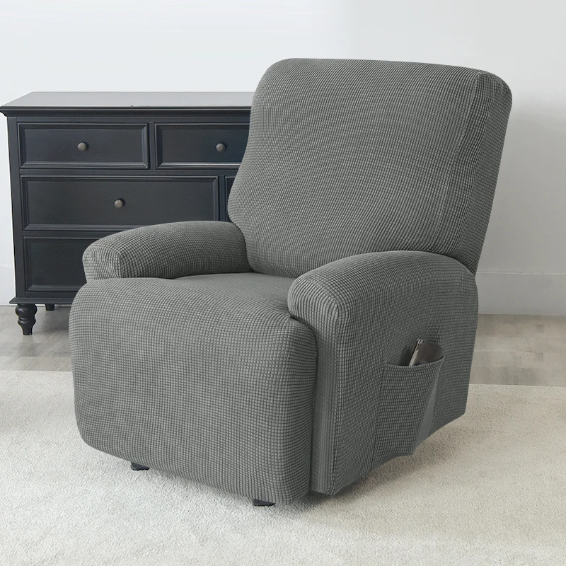 Knitted Recliner Sofa Covers Lazy Boy Relax Armchair Cover Elastic Sofa Protector Lounge Home Pets Anti-Scratch