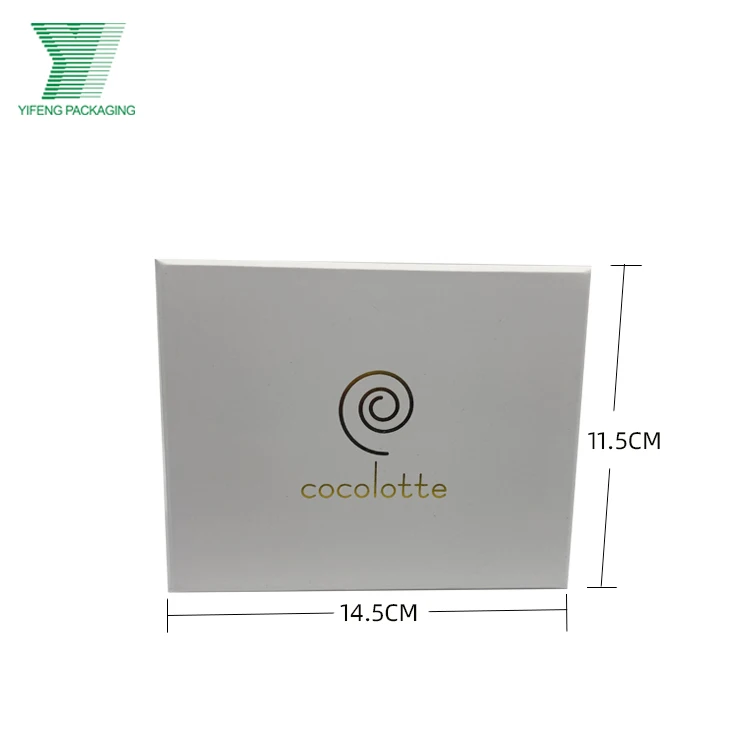 Elegant white luxury party invitation favors sweet packaging wedding gift chocolate box candy box with paper tray