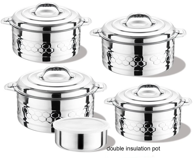 Stainless Steel Dishes Cups Stainless Steel Insulated Casseroles Hot Pot For Picnic  Outdoor