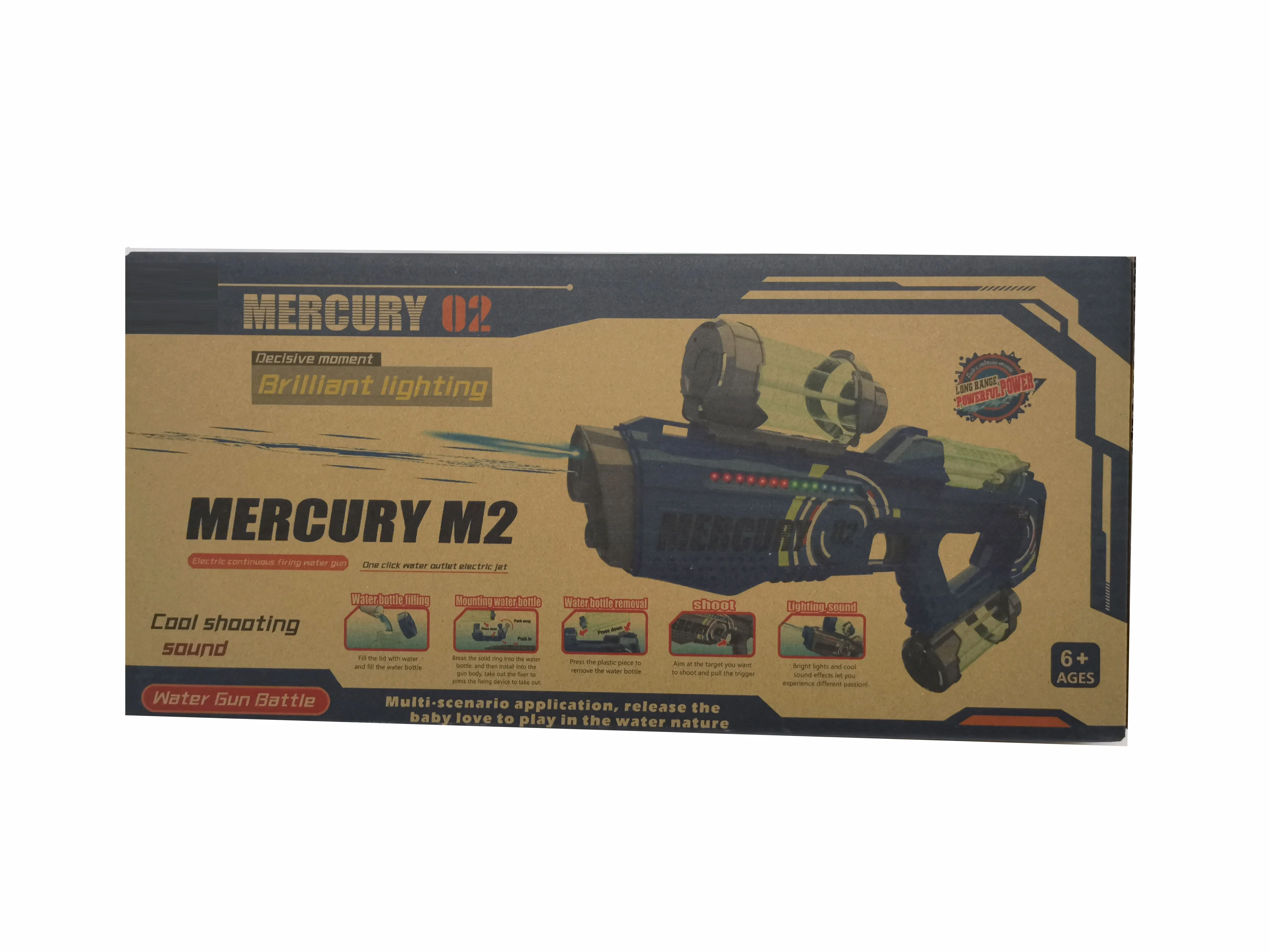 High Speed Motor Long Distance Electric Water Gun  Powerful Bettery Powered  for Adults Summer Outdoor Toys