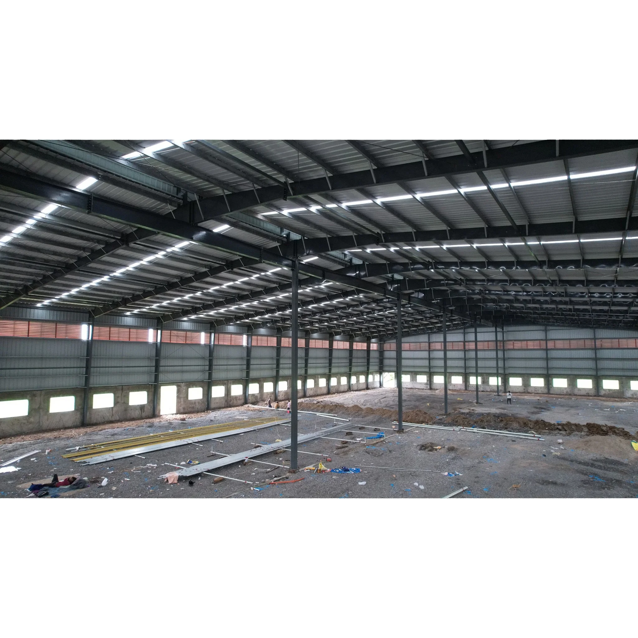 Самые дешевые стальные конструкции склады мезонинные металлические здания настраиваемый ангар для хранения сборный промышленный навес офис