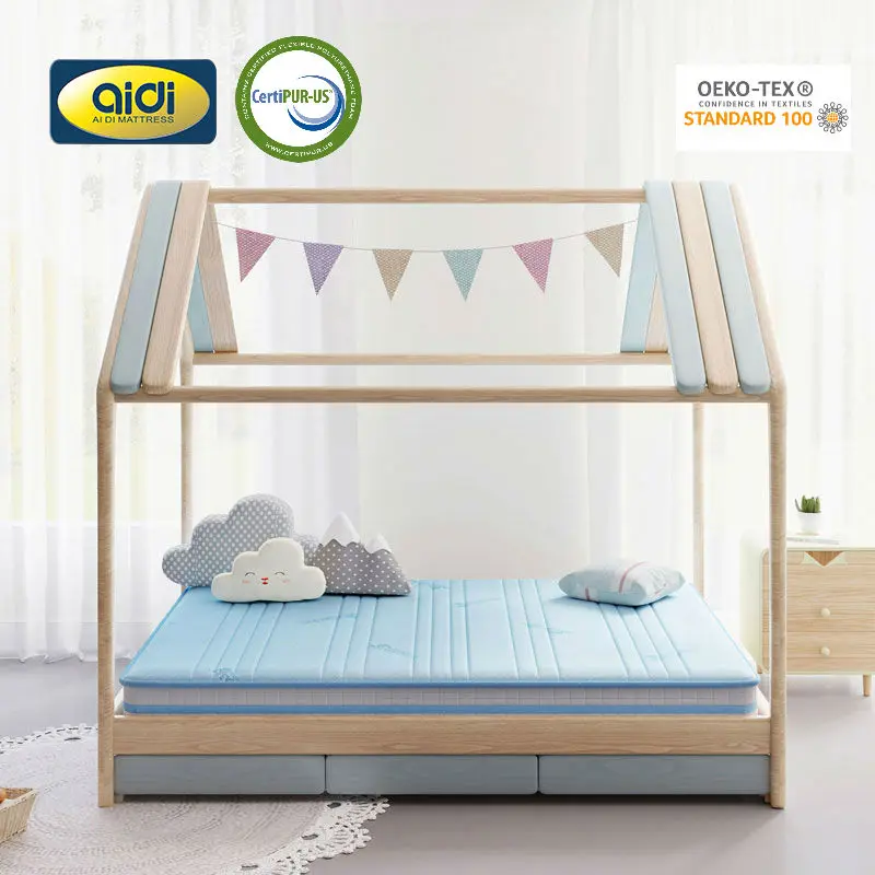 Anti-mite anti-allergy hard spinal care 6-15 years old children used Pocket Spring Foam Mattress