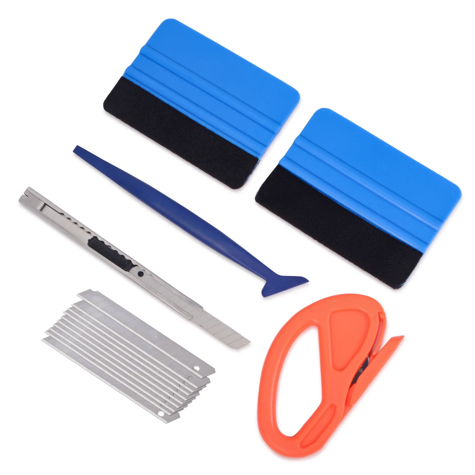 Foshio 6 In 1 Set Car Wrapping Tools Window Tint Tools Custom Vinyl Wrap