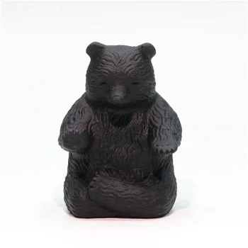 
Wholesale Natural Stone Crystal Crafts Cute Obsidian Bear For Christmas Decoration Supplies 