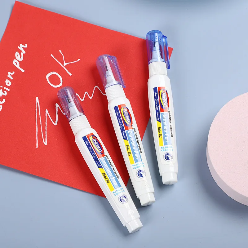 Student Stationery Is Small And Easy To Carry Apply Correction Fluid Cvenly Grip Needle Head Study Office Correction Fluid