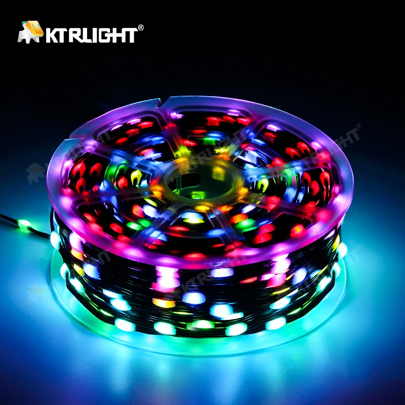 Wholesale Full Dream Color LED Strip String Fairy Lights WS2811 RGBIC Addressable Individually 5V IP67 Decorate Christmas tree