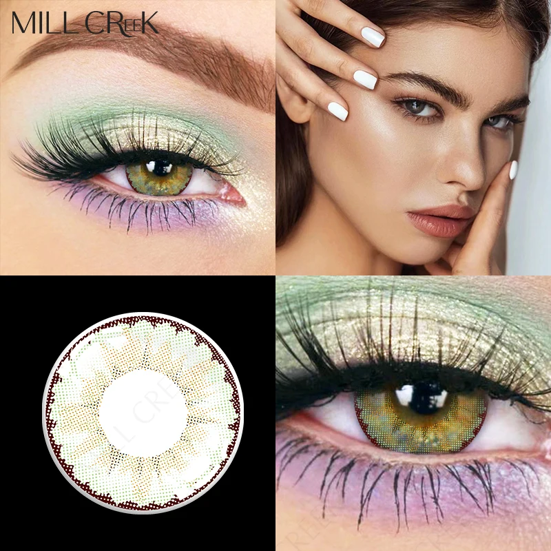 Mill creek 2023 new natural contact lens anime colored eye 14.5 mm  diameter  contact lens
