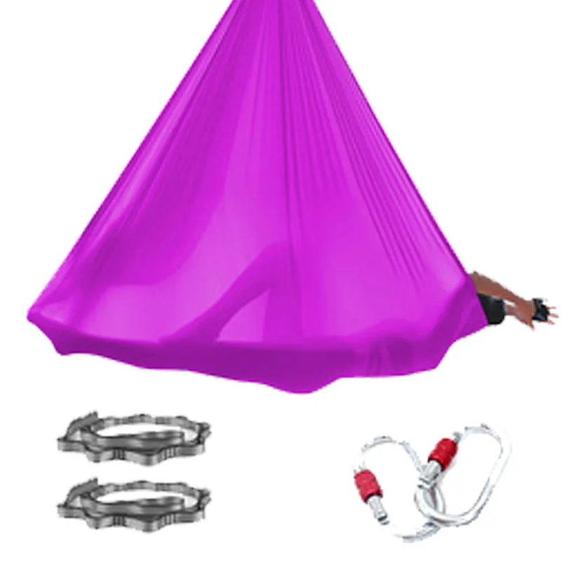 Custom aerial yoga hammock antigravity hammock aerial flying yoga swing aerial silk fabric rig air aerial yoga hammock