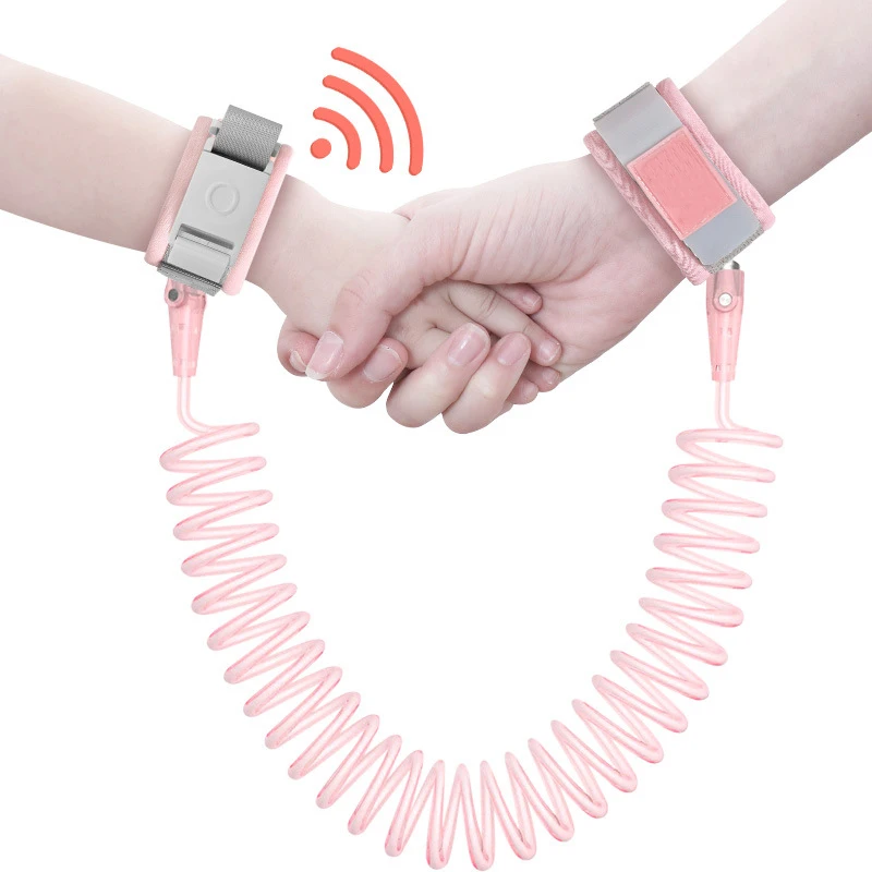 360 Rotatable Toddler Safety Harness Induction Unlock 1.5M Child Wrist Leash Link Kids Anti Lost Strap for Children